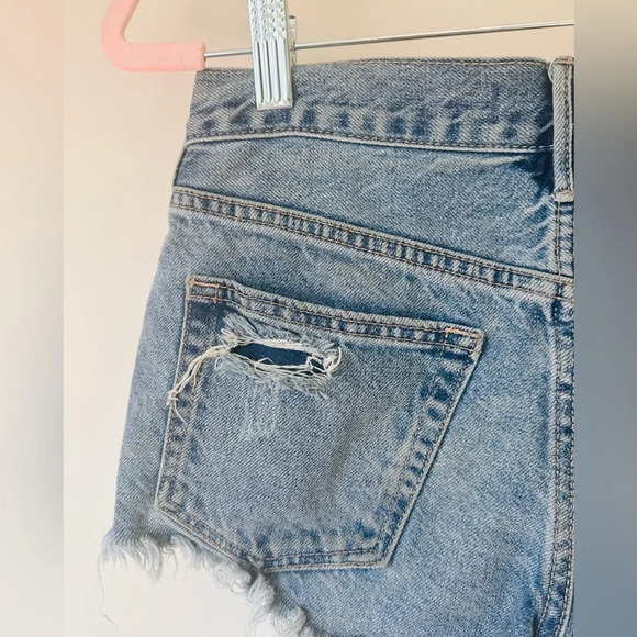 Free People We the Free Denim Shorts - Size 24 - Picture 6 of 12